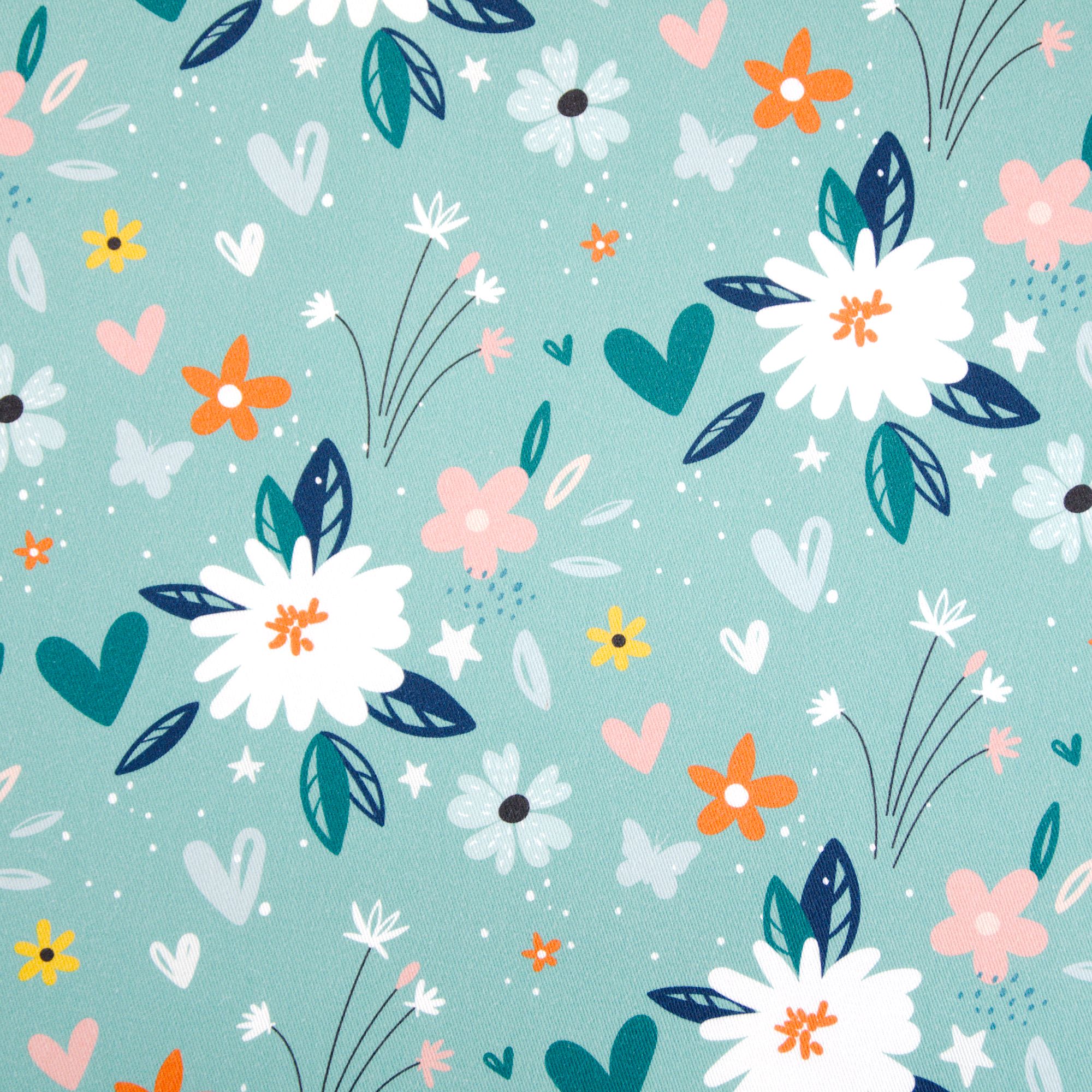 Design 'Flowers Mint'