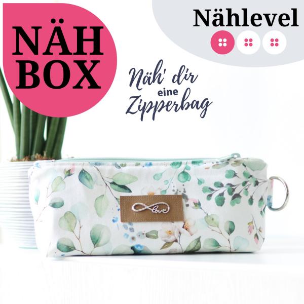 Nähset Zipperbag - Eukalyptus Pastell