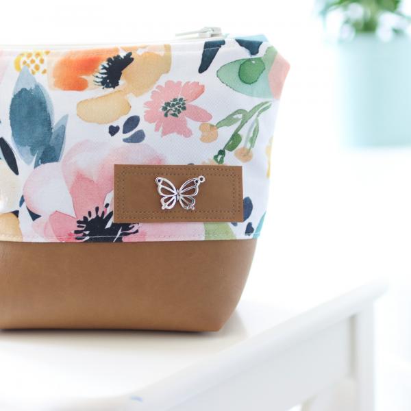 Nähbox Kosmetiktasche - Flowerpower