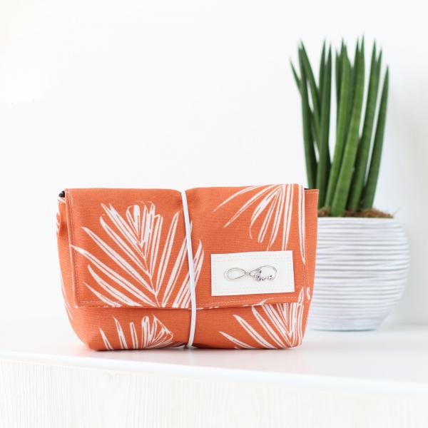 Nähset Minibag - Palmenblätter Orange