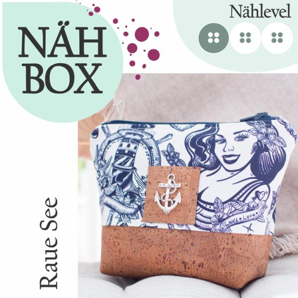 Nähbox Kosmetiktasche - Raue See