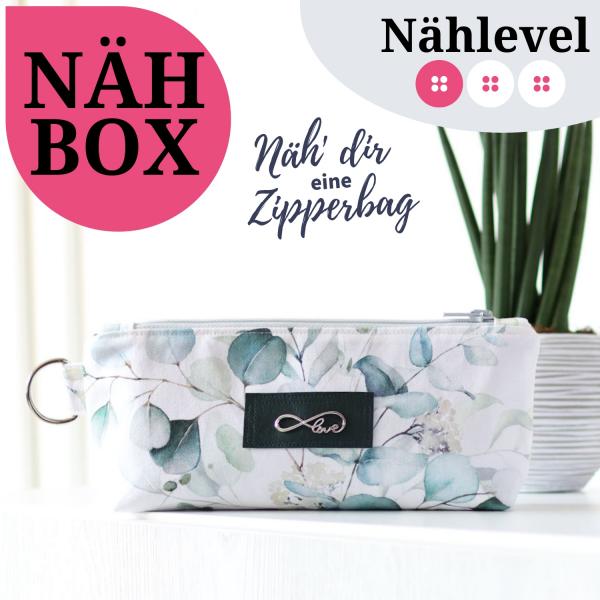 Nähset Zipperbag - Eukalyptus