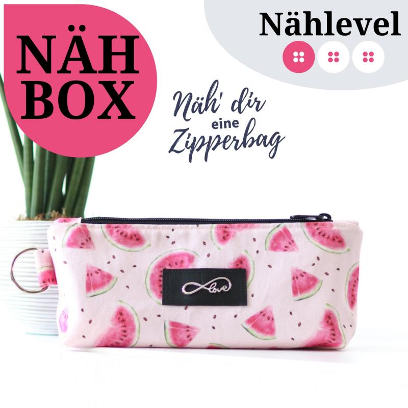 Nähset Zipperbag - Melone