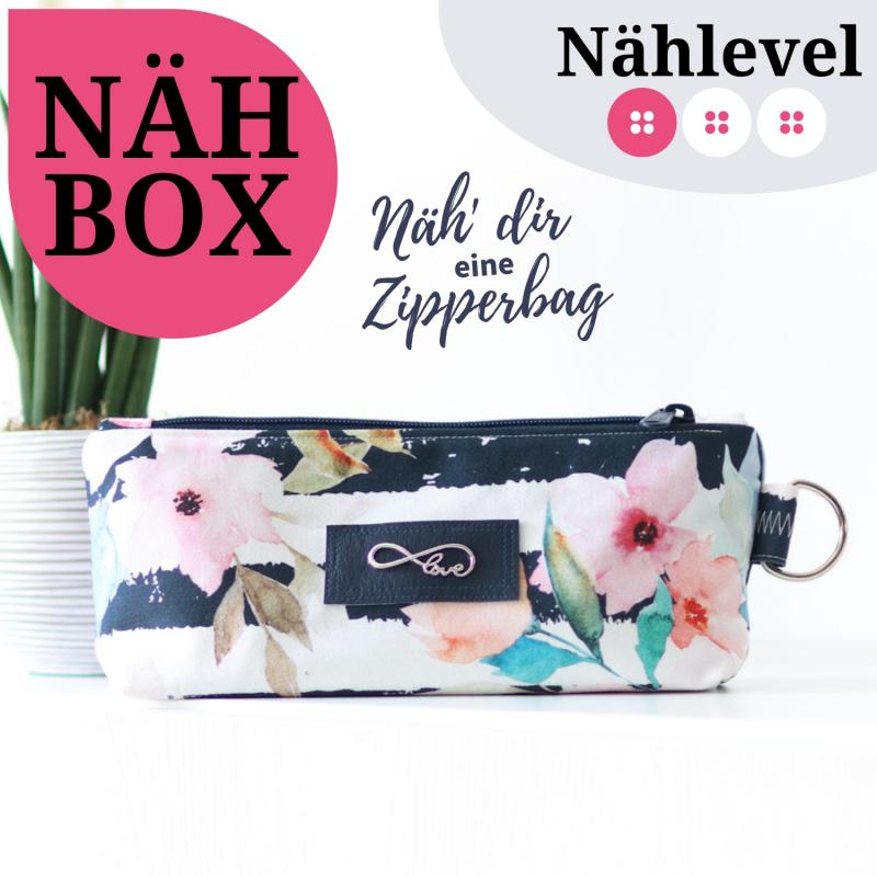 Nähset Zipperbag - Sommerblume