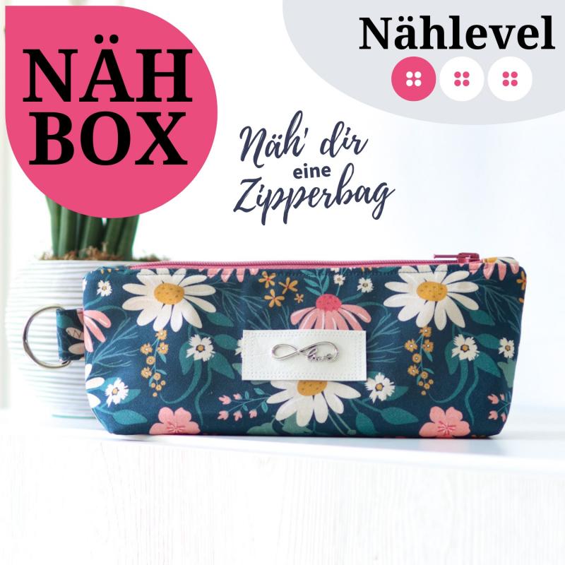 Nähset Zipperbag - Wildblume