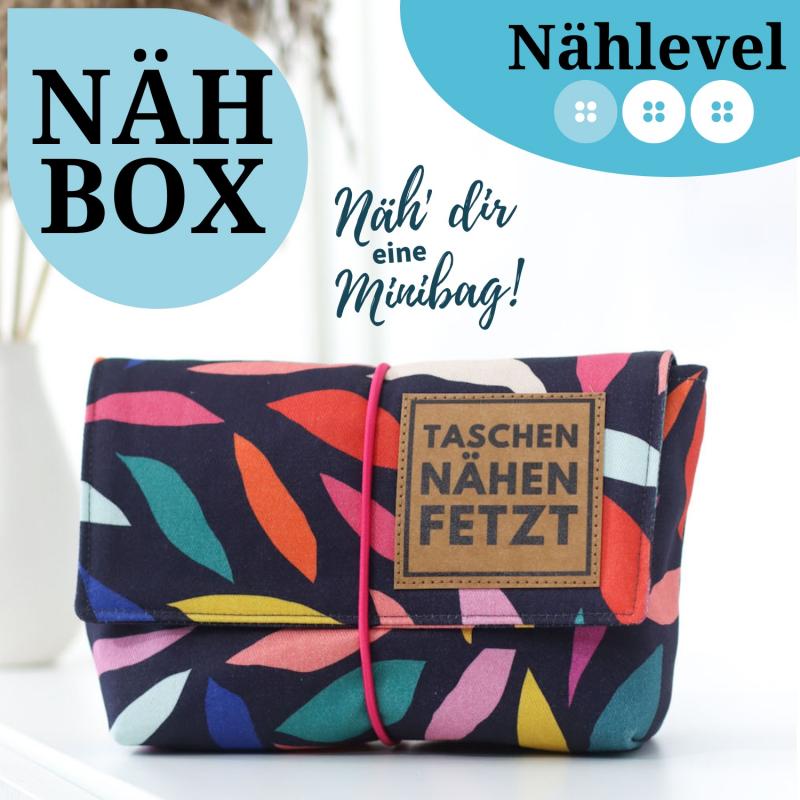 Nähset Minibag - Farbenfroh inkl. Labelset 'Statement'