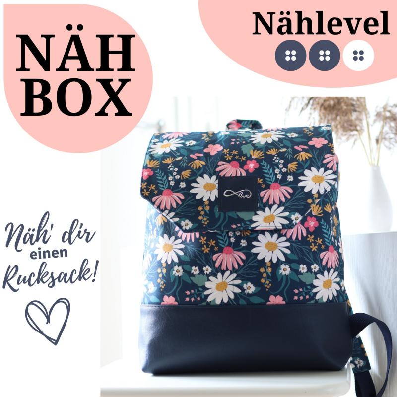 Nähbox Rucksack - Wildblume