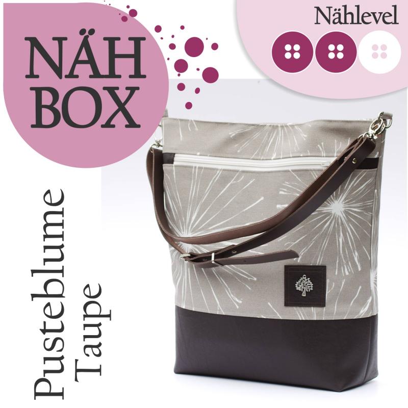 Nähset Shopper - Pusteblume Taupe